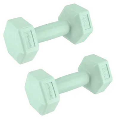 Zdjęcie produktu dla Spokey - Hantle "Monster", sześciokątne, do fitness (zestaw 2 sztuki) PP17508 (1 kg) (niebieskie)
