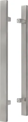 Immagine prodotto di KOTARBAU® Ferramenta per porte esterne Maniglia bifacciale per porta d'ingresso in acciaio inox INOX 90 gradi 1000x1200 mm