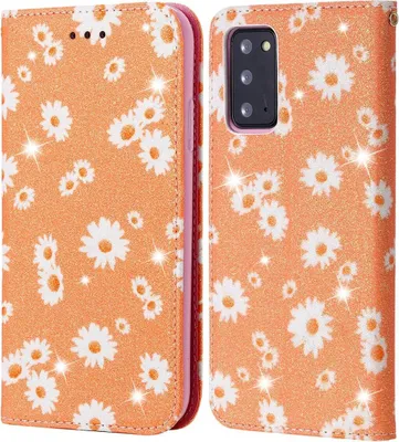 Produktbild von König Design Hülle kompatibel mit Samsung Galaxy Note 20 Kunstleder Handyhülle - Handy Case Orange