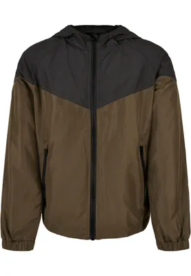 Produktbild von UCK2107 - Boys 2-Tone Tech Windrunner black/darkolive 110/116