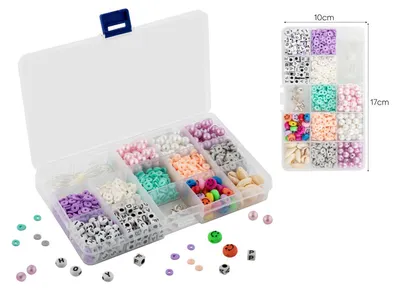 Image de Coffret de perles Kralensets, 12 perles setjes