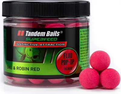 Obrázek produktu pro SuperFeed Fluo Pop-Up 16mm/70g Chilli & Robin Red