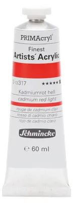 Produktbild von Schmincke PRIMAcryl Professional Acrylfarbe 60 ml - 317 Kadmiumrot hell