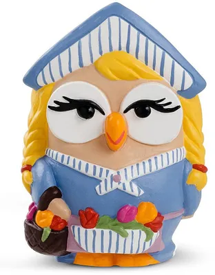 Keramikfigur blau Tier 8x7x10 cm