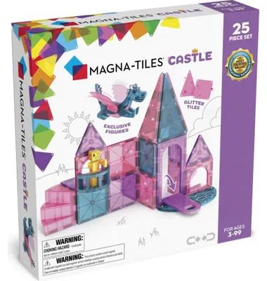 Image de MAGNA-TILES Castle 25-Piece Set - Constructions magiques pour enfants