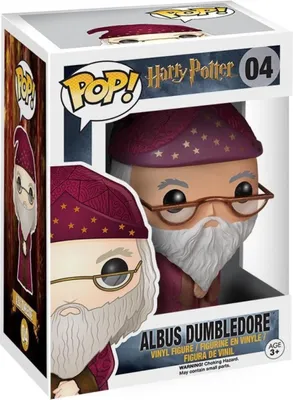 Produktbild von Funko Harry Potter Albus Dumbledore Vinyl Sammelfigur ca. 10 cm Offiziell lizenziert Chibi-Stil Fensterbox