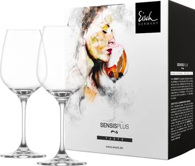 Obrázok produktu pre EISCH 2 biele vínové poháre, objem 500/3 ml, v darčekovej krabičke SUPERIOR SENSISPLUS, 25005030/180501