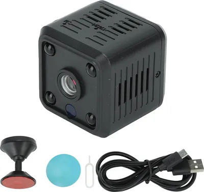 Zdjęcie produktu dla system kamer bezpieczeństwa domowego 1080P X6 Bezprzewodowa kamera bezpieczeństwa Kamera WiFi Kamera noktowizyjna Czarny