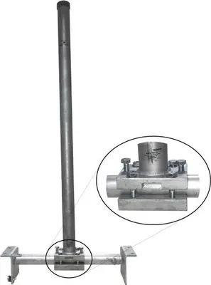 Immagine prodotto di Supporto per travi del tetto TELEVES per specchio da 125 cm Tubo da 130 cm Distanza 52-87 cm SPAHA120XL