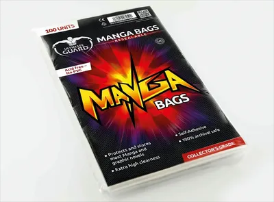 Produktbild von Ultimate Guard Manga Bags wiederverschließbar (100)