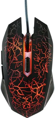 Produktbild von INF Kabelgebundene mechanische Gaming Maus mit RGB Beleuchtung, Ergonomisch Schwarz