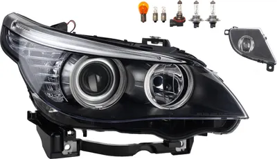 Obrázok produktu pre Reflektory Osram Night Breaker Laser, vhodné pre modely BMW 5 (E60, E61), vrátane žarníkov: 63127177728, 63177177712, 7177712. Johns