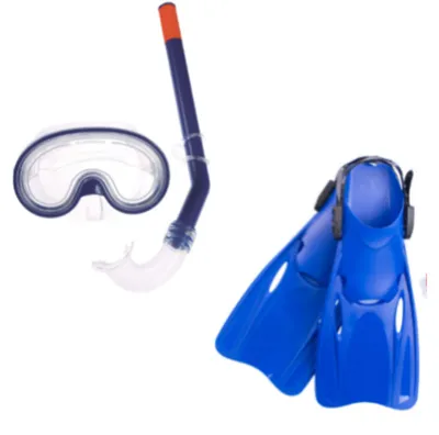 Imagen del producto de Conjunto de snorkel SwimTech para niños - Talla: 12,5 - 2 (aproximadamente)