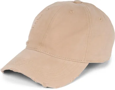 Produktbild von styleBREAKER Uni Baseball Cap Destroyed Look mit Rissen, 6 Panel Cap Einfarbig, Basecap Schnalle verstellbar 04023092