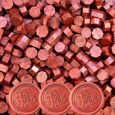 Image de Perles de cire pour sceaux - 520 pièces - Pour tampons, lettres, cartes de vœux, invitations et travaux manuels créatifs - Rouge vin