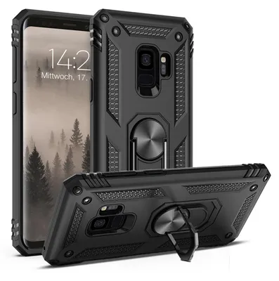 Produktbild von Armor Outdoor Handyhülle für Samsung Galaxy S9 Handy Panzer Case Cover Schutzhülle Farbe: Schwarz