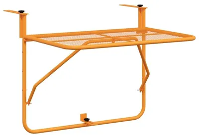 Imagen del producto de Mesa plegable para balcón, fabricada en acero, para uso en exteriores