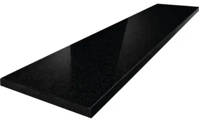 Produktbild von Fensterbank Gabbro Granit Schwarz 101x20x2 cm