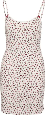 Zdjęcie produktu dla Kleid z kwiatowym motywem i cienkimi ramiączkami | XS