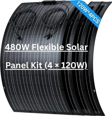 Obrázek produktu pro Solární moduly, flexibilní design, vysoká účinnost, 120 W * 4