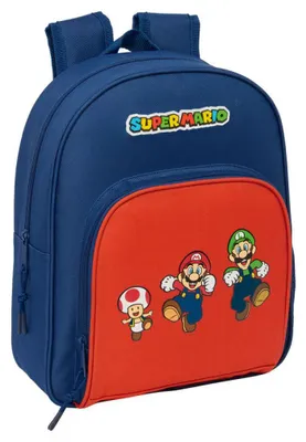 Produktbild von Safta Super Mario 9.5l 28x34x10 Cm Small Rucksack Blau Kinder Blau One Size
