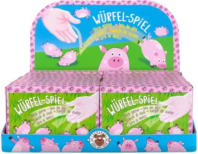 Produktbild von Trendhaus Schweinchen Würfelspiel 5er-Set 957474