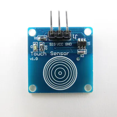 Immagine prodotto di Interruttore capacitivo senza contatto TTP223, sensore digitale, compatibile con Arduino