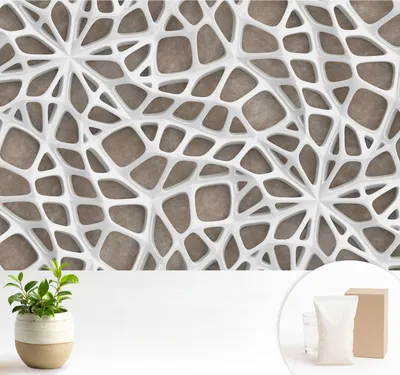 Produktbild von Fototapete selbstklebend - 104x70 cm - Tapete - Wandtapete - Wandbilder - Klebefolie - Dekofolie - Tapete Folie - Wand - Dekoration - Wohnzimmer - Spitzennetz