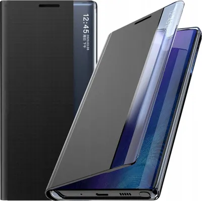 Produktbild von Neu Sleep Case für Samsung Galaxy S23+ Hülle mit Klappe und Ständer, schwarz