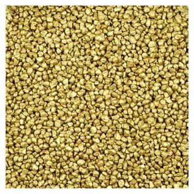 Produktbild von Dekogranulat/Dekosteine (2-3 mm), 1 kg, gelbgold-metallic
