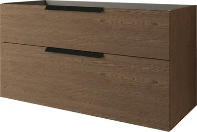 Produktbild von Baden Haus Waschtischunterschrank Urban BxHxT 120 x 62 x 46 cm Frontfarbe esche dunkel holzdekor