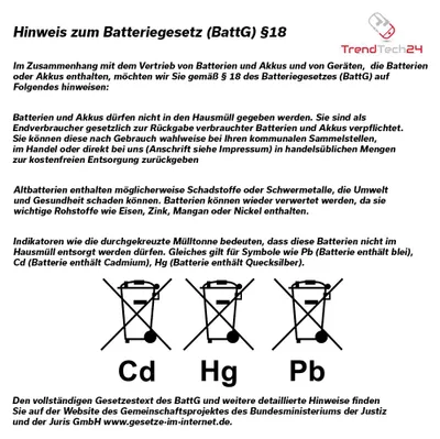 Produktbild von Power One p312, Einwegbatterie, Zink-Luft, 1,45 V, 6 Stück(e), 170 mAh, 3,6 mm