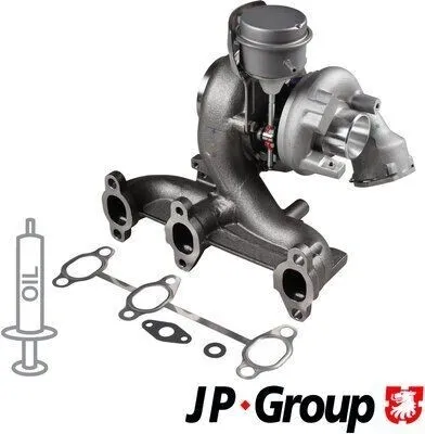 Produktbild von Turbolader JP GROUP 1117405300 für VW POLO (9N)