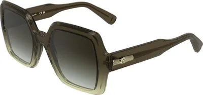 Produktbild von Longchamp LO790S Transparent gradient brown/yel 54/22/145 Damen Sonnenbrillen