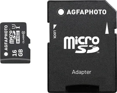 Immagine prodotto di AgfaPhoto 16GB MicroSDHC Classe 10, 16384 MB, Micro Secure Digital ad alta capacità (MicroSDHC), 15 mm, 11 mm, 1 mm, Blase