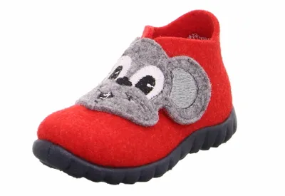 Immagine prodotto di Superfit, pantofole da casa per bambine, modello Happy, colore rosso, combinazione 7100, taglia 20 EU