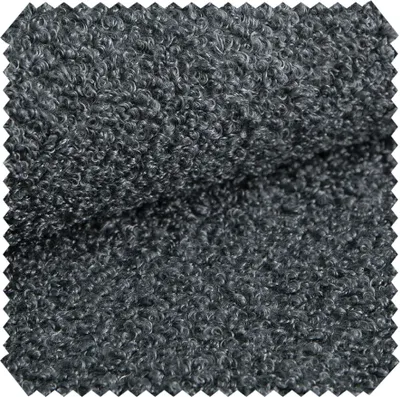 Produktbild von novely® CENTRO Bouclé Möbelstoff Kuschelweich Voluminös Waterstop Polsterstoff | Meterware | 1lfm - Farbe: 15 Anthrazit