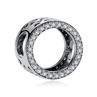 Produktbild von PANDACHARMS Liebesband Charm, 925er Sterling Silber, passt zu Pandora