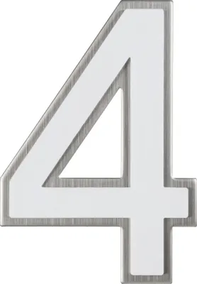 Produktbild von Alpertec Hausnummer 4 Nachtleuchtend