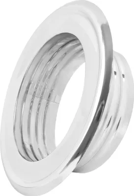Produktbild von BAUSTER® Flansch 100mm Edelstahl Bundkragen Wandflansch Lüftungsrohr Luftkanal Abluftrohr Rohr