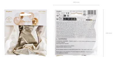 Obrázek produktu pro Sada latexových balónků, smíšené barvy, 30 cm, 10 ks
