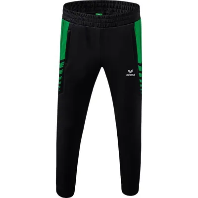 Productafbeelding van Erima Six Wings Worker Broek Dames - Smaragd / Zwart  | Maat: 40