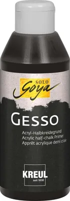 Obrázok produktu pre KREUL 85281 KREUL Akrylový základ SOLO Goya Gesso, čierny, 250 ml
