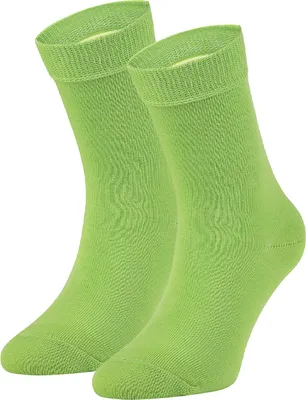 Immagine prodotto di Calzini per bambini e bambine: calzini lunghi in cotone, taglia 30-35, verde (Spring Grass)