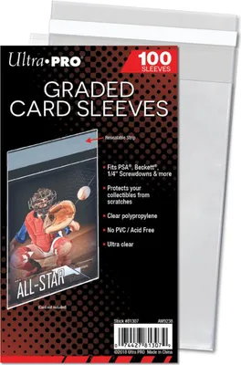Produktbild von Ultra Pro - Standard Sleeves - Graded Card Sleeves Resealable (100)