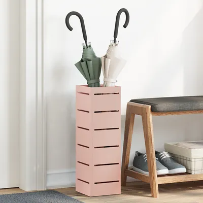 Produktbild von Desgin Regenschirmständer Rosa Metall Dekorative Intarsien - Schirmständer 868513