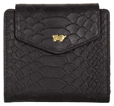 Immagine prodotto di Portafoglio ZOE, modello portamonete, con 6 scomparti per carte, colore nero, in pelle, da donna