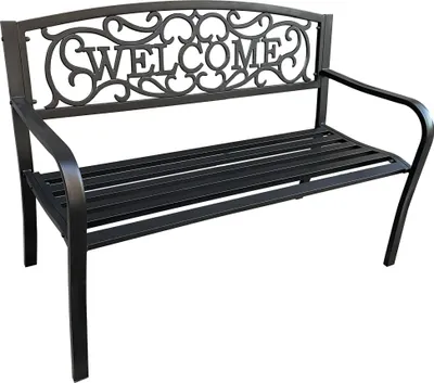 Obrázok produktu pre Akord Záhradná Lavička Nerina Čierna 118X51X87 Cm