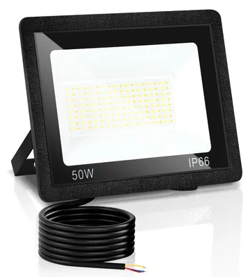 Produktbild von Eikuavons LED Strahler Außen 50W, IP66 LED Fluter mit 3 Farbtemperaturen, 3000K/4000K/6500K, 1er Set