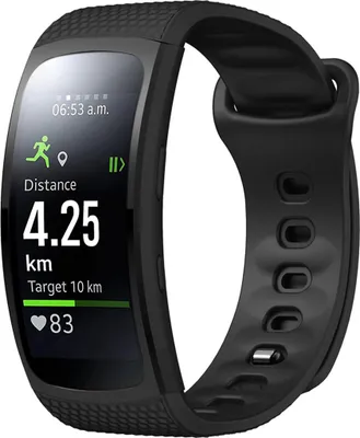Image de imoshion Bracelet en silicone pour Samsung Gear Fit 2 / 2 Pro - Noir